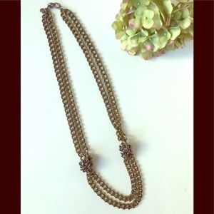 J.CREW LINK KNOT NECKLACE